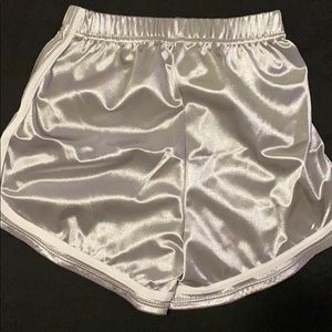 Silky satin shorts